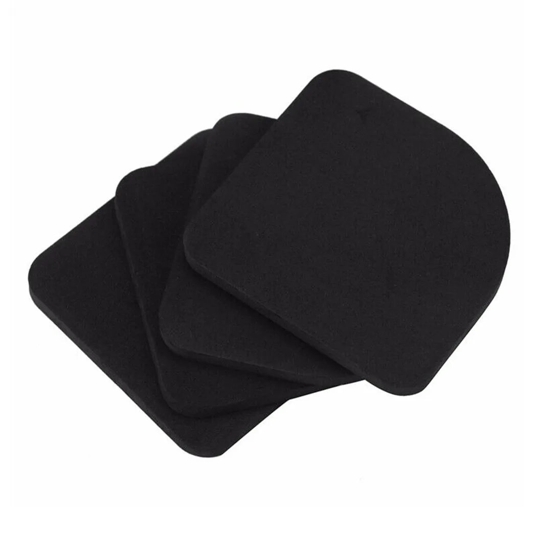 4 pçs/set máquina de lavar choque mudo para almofadas geladeira antiderrapante anti vibração esteira mesa pé anti deslizamento almofada eva esponja almofada