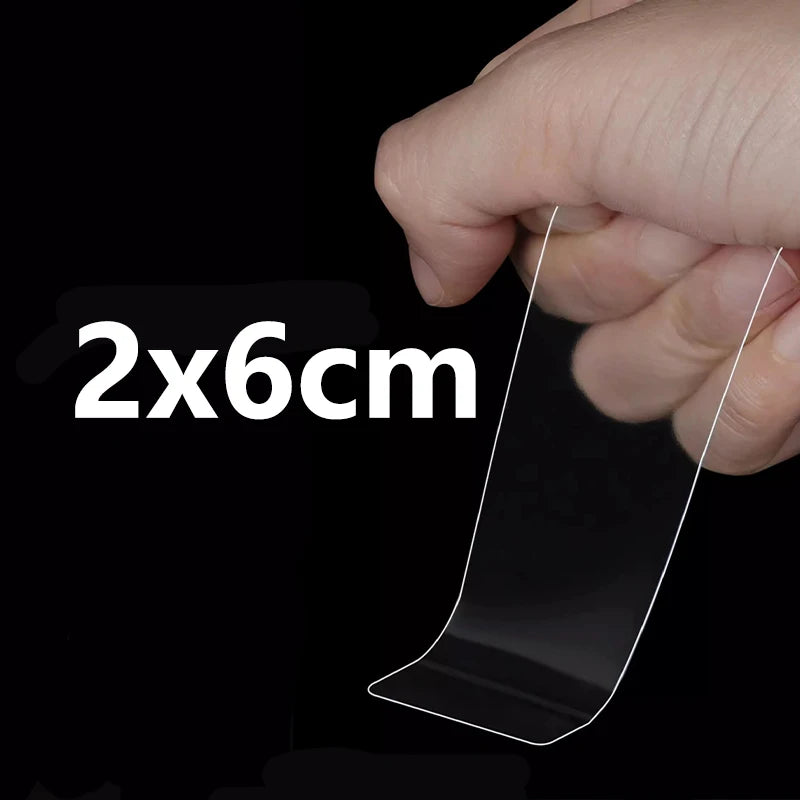 Super forte dupla face adesivo nano fita transparente adesivos de parede à prova de água produtos domésticos adesivos sem vestígios 100 pçs