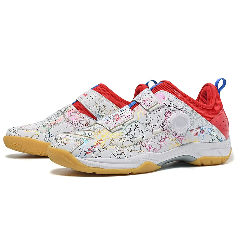 Sapatos de tênis de mesa dos homens sapatos esportivos ao ar livre treinamento anti deslizamento badminton sapatos casuais feminino profissional campo chuteiras tamanho 35-45