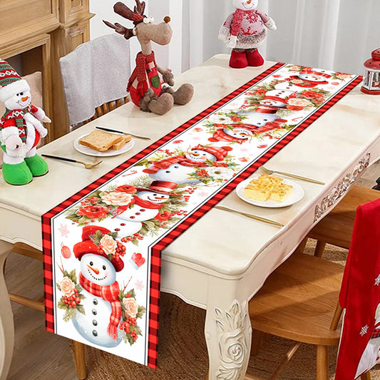 Corredor de mesa de natal decoração de feliz natal para decoração de festa de natal 2025 Navidad Notal Noel ornamento feliz ano novo 2026