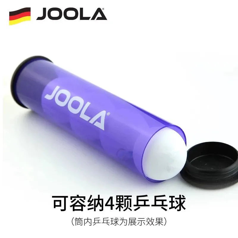 Joola rolo de borracha para tênis de mesa, tubo de bola de plástico profissional, recipiente de bola, acessórios de pingue-pongue, 1 peça