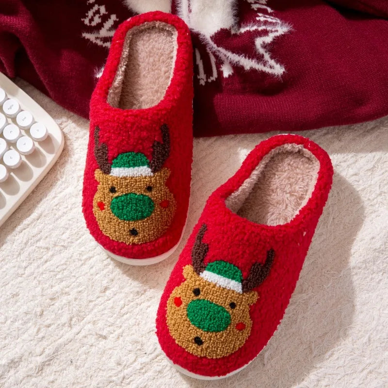 2026 Christmas Chaussure Femme Winner Unisex Couple Indoor Bedroom Slippers Home Slide Slippers for Men Women
