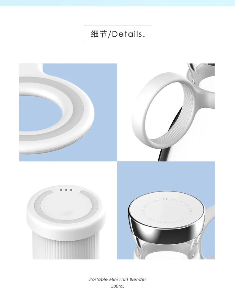 Espremedor elétrico portátil liquidificador usb mini misturadores de frutas espremedores extratores de frutas alimentos milkshake multifuncional máquina fabricante de suco