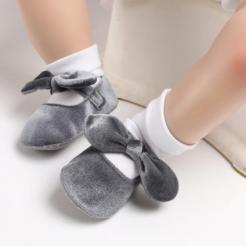 Christmas Baby Shoes Soft Soles Toddler Shoes for Girls 0-1 Year Old Red Casual Toddler Shoes for Children