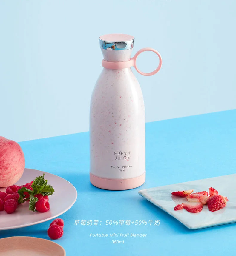 Espremedor elétrico portátil liquidificador usb mini misturadores de frutas espremedores extratores de frutas alimentos milkshake multifuncional máquina fabricante de suco