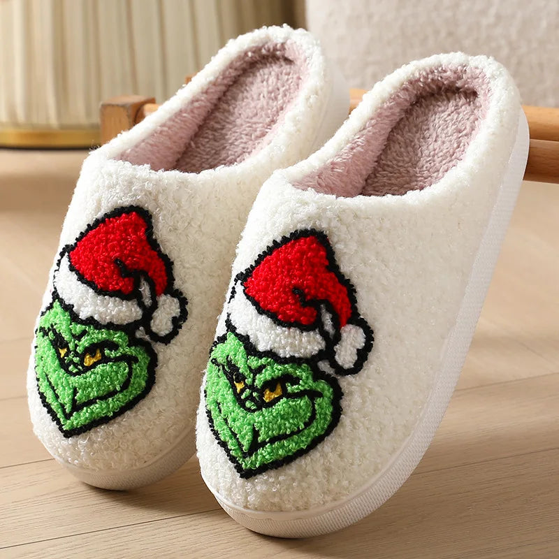2026 Christmas Chaussure Femme Winner Unisex Couple Indoor Bedroom Slippers Home Slide Slippers for Men Women