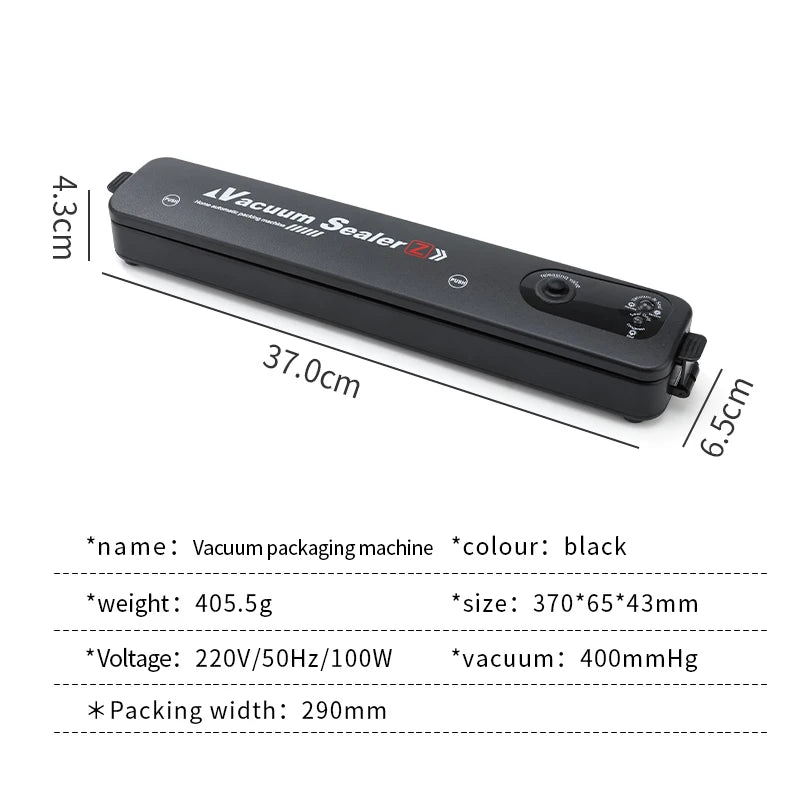 Máquina de embalagem a vácuo sous vide aferidor do vácuo para armazenamento de alimentos empacotador de alimentos sacos de vácuo livre para embalagem a vácuo