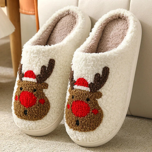2026 Christmas Chaussure Femme Winner Unisex Couple Indoor Bedroom Slippers Home Slide Slippers for Men Women