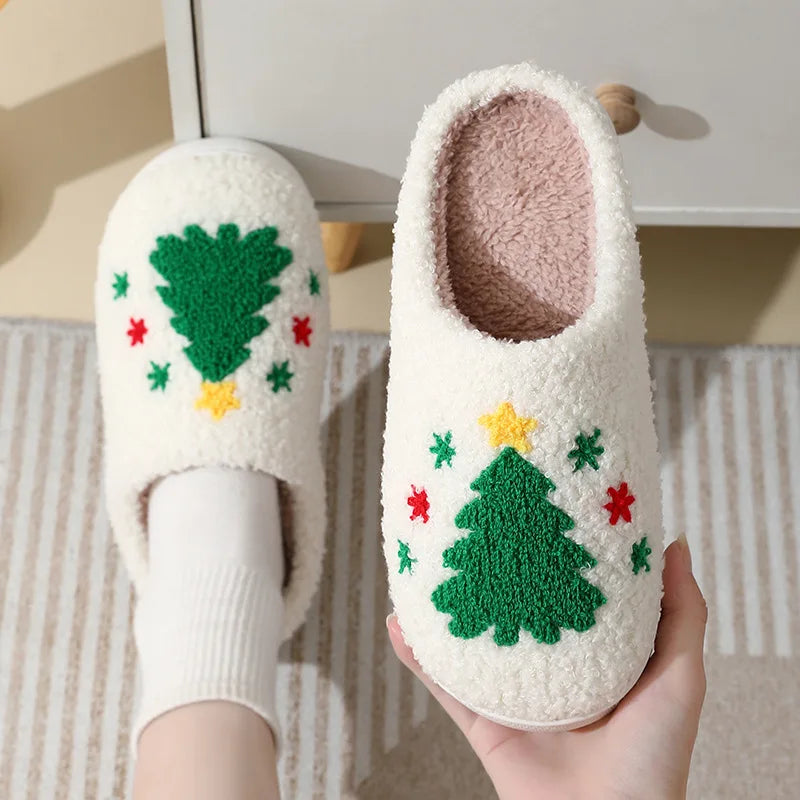 2026 Christmas Chaussure Femme Winner Unisex Couple Indoor Bedroom Slippers Home Slide Slippers for Men Women