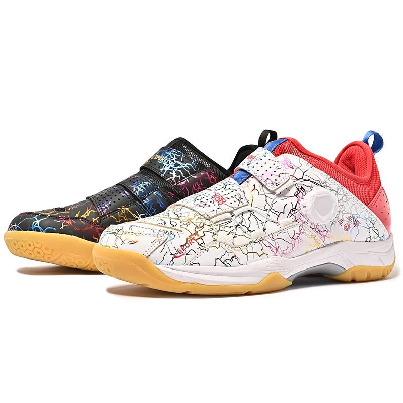 Sapatos de tênis de mesa dos homens sapatos esportivos ao ar livre treinamento anti deslizamento badminton sapatos casuais feminino profissional campo chuteiras tamanho 35-45