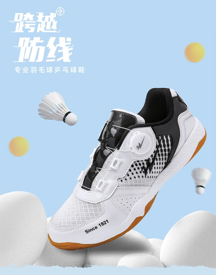 Tênis de mesa profissional tênis de mesa respirável sapatos de tênis de laço rápido calçado de treinamento confortável