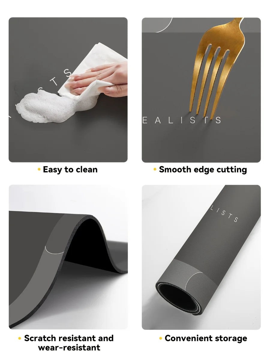 Tapete de banho de terra diatomácea super absorvente antiderrapante de secagem rápida tapete macio para banheiro chuveiro lavanderia quarto cozinha rv