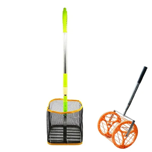 Telescópica multi-bola treinamento selecionador bola tênis de mesa primavera selecionador multi-ângulo bola net cesta pickleball