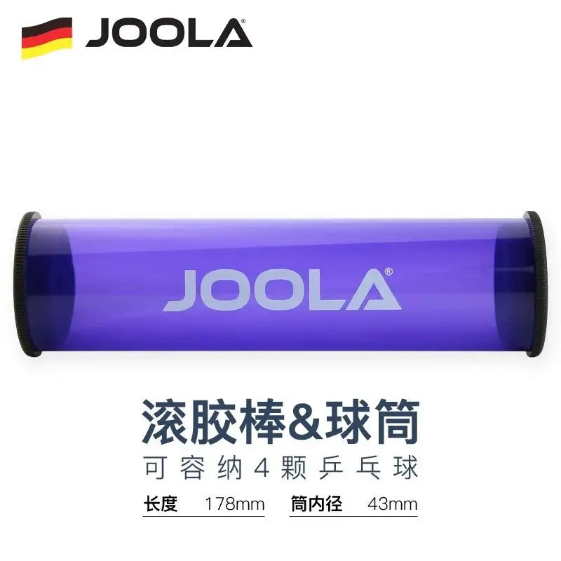 Joola rolo de borracha para tênis de mesa, tubo de bola de plástico profissional, recipiente de bola, acessórios de pingue-pongue, 1 peça