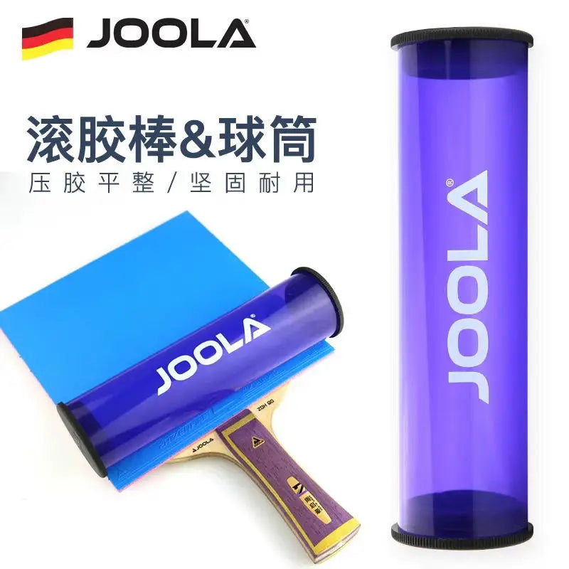 Joola rolo de borracha para tênis de mesa, tubo de bola de plástico profissional, recipiente de bola, acessórios de pingue-pongue, 1 peça