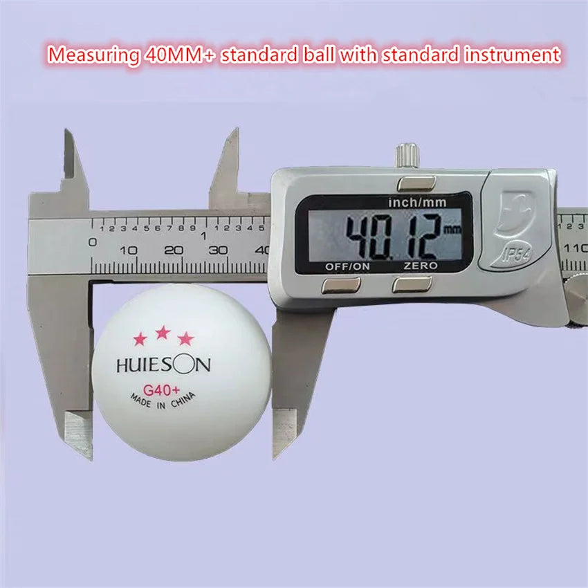 Huieson 3 estrelas bolas de pingue-pongue 50 ~ 100 pçs abs 40 + novo material bolas de tênis de mesa bolas de ping-pong para competição