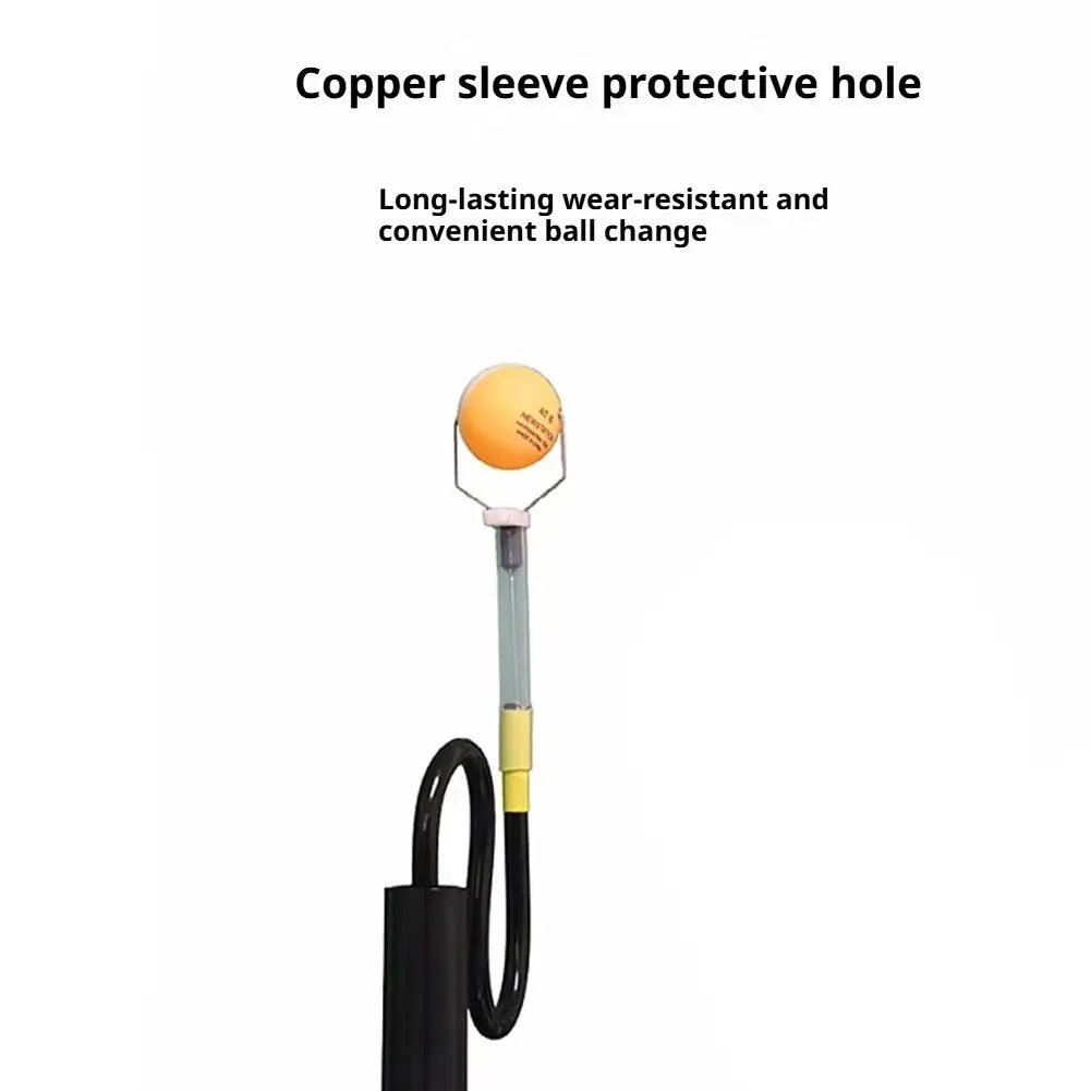 Equipamento profissional de treinamento de tênis de mesa, robô fixo de treinamento de pingue-pongue com braçadeira de mesa, dispositivo de servir para treinamento