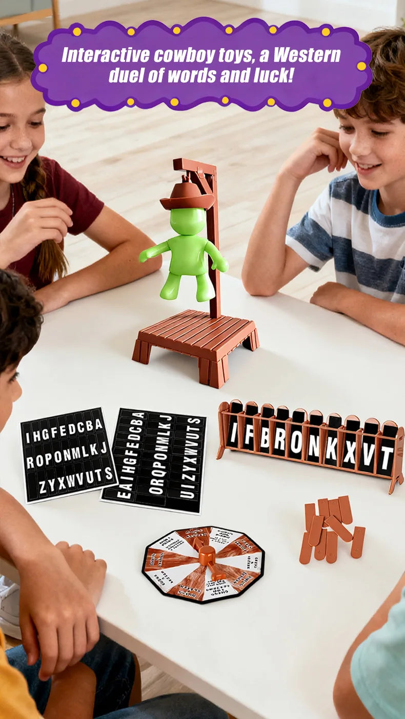 Novo pendurado magnético jogo de palavra misteriosa cabide magnético mistério família reunião jogo brinquedo natal