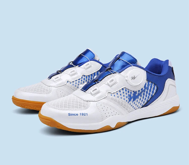 Tênis de mesa profissional tênis de mesa respirável sapatos de tênis de laço rápido calçado de treinamento confortável