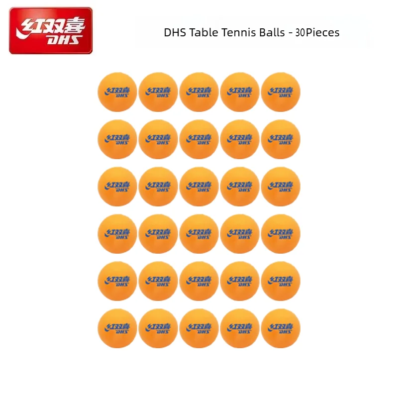 Tênis de mesa de treinamento CD40P DHS feito de novo material ABS, é altamente elástico e durável para treinamento