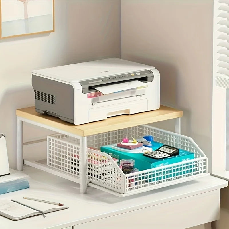 Organizador de prateleira de microondas de cozinha moderna-estante de armazenamento de bancada que economiza espaço para eletrodomésticos rack de armazenamento para design elegante