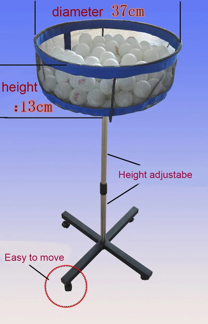 Dispositivo de treinamento de tênis de mesa dedicado multi-bola cesta coletor conjunto em movimento multi-bola armazenamento bacia acessórios de tênis