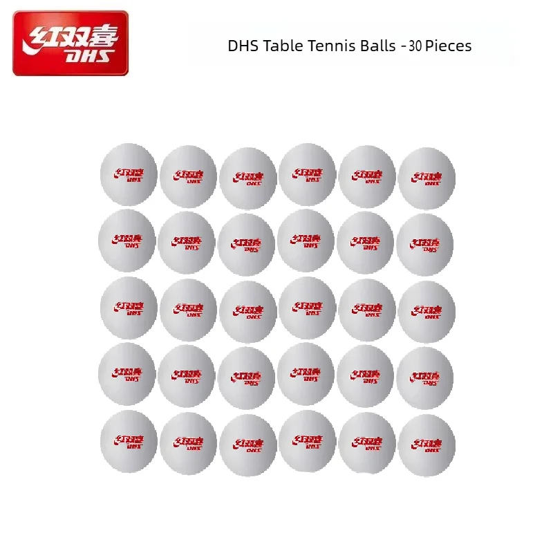 Tênis de mesa de treinamento CD40P DHS feito de novo material ABS, é altamente elástico e durável para treinamento