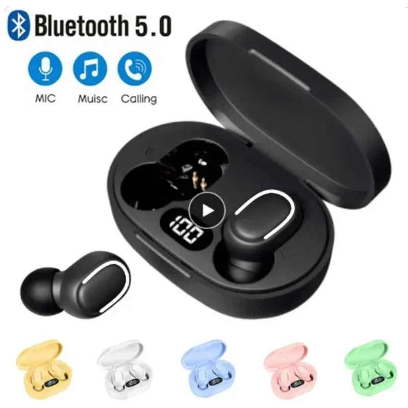 E7s tws fones de ouvido sem fio bluetooth controle esporte fone à prova dwaterproof água microfone música trabalho em todos os smartphones