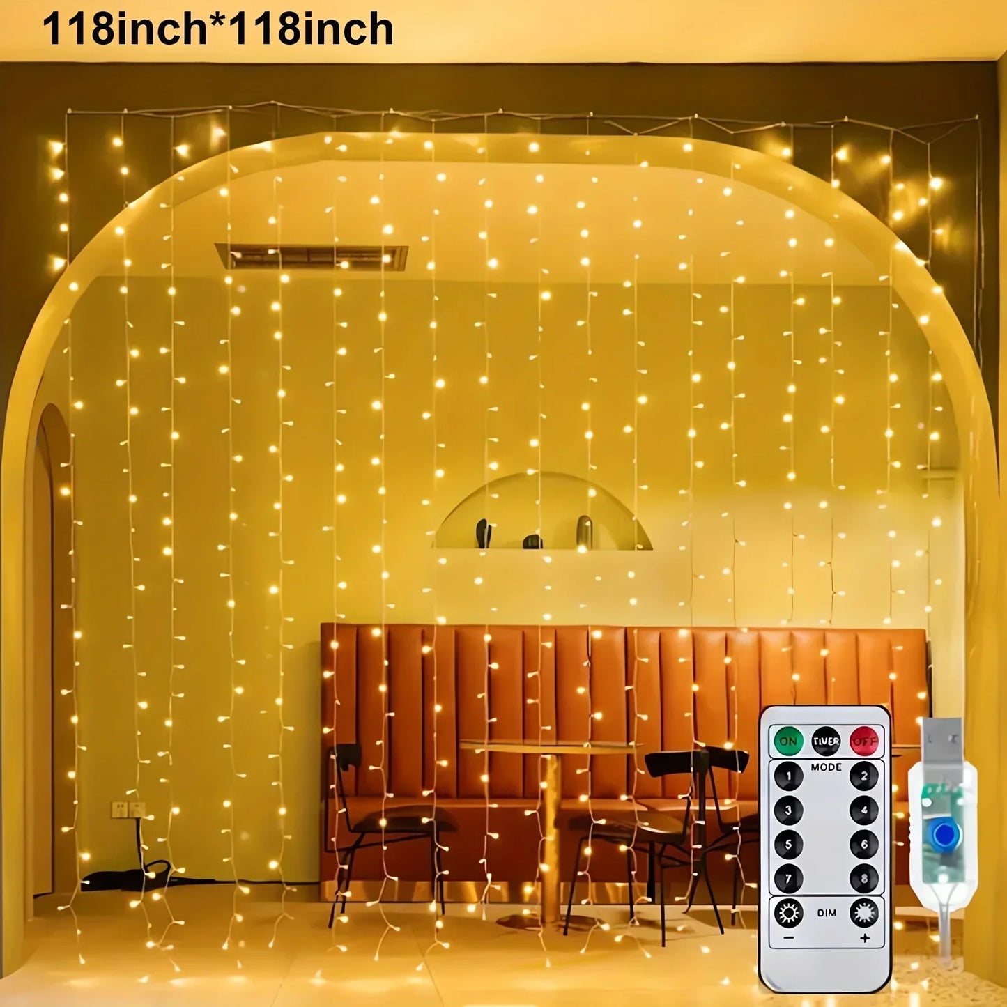 Controle remoto usb luzes de fadas 3 4 6 metros led cortina luzes da corda para o natal casa decoração do quarto festa festiva
