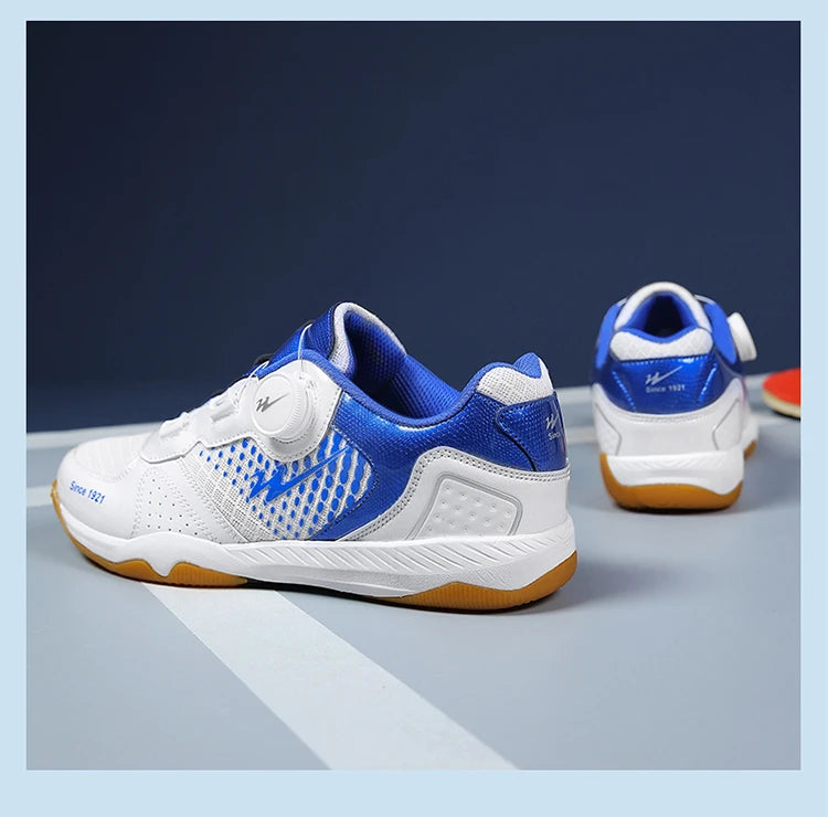 Tênis de mesa profissional tênis de mesa respirável sapatos de tênis de laço rápido calçado de treinamento confortável