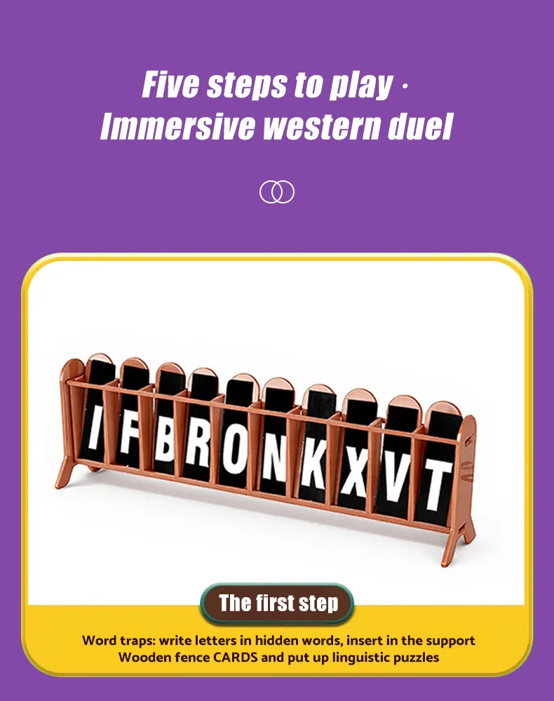 Novo pendurado magnético jogo de palavra misteriosa cabide magnético mistério família reunião jogo brinquedo natal