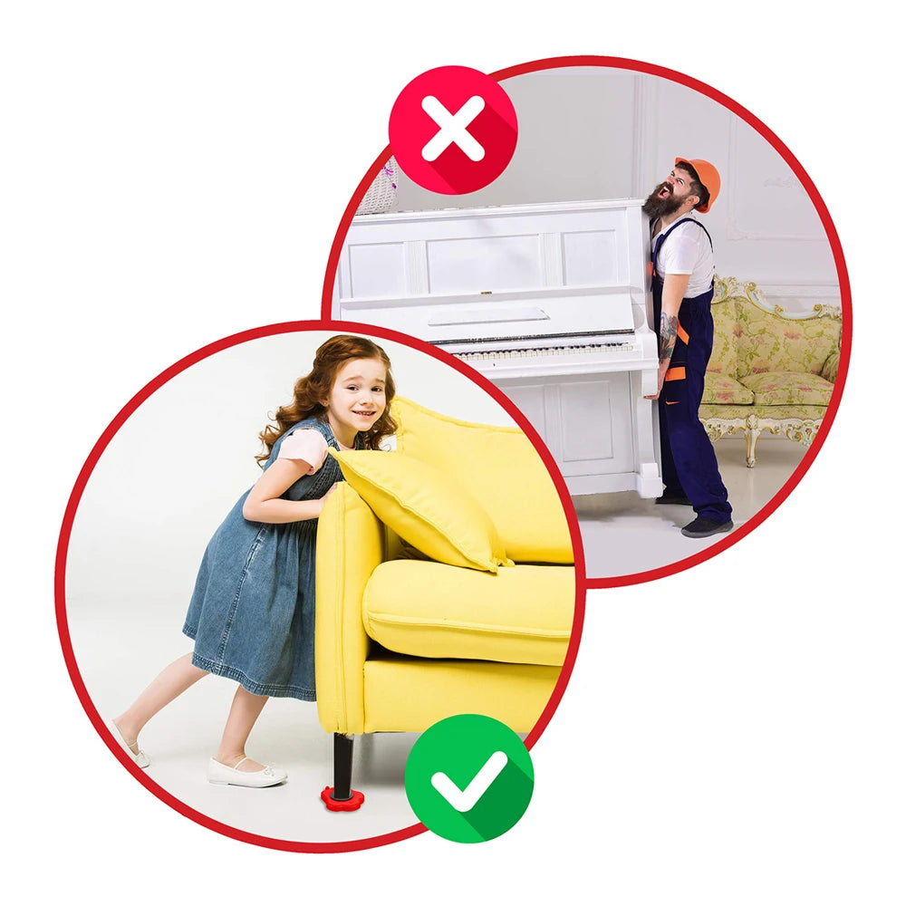 Conjunto profissional de ferramentas para mover móveis, material pesado, levantador de transporte, rolo com barra de roda, dispositivo manual móvel