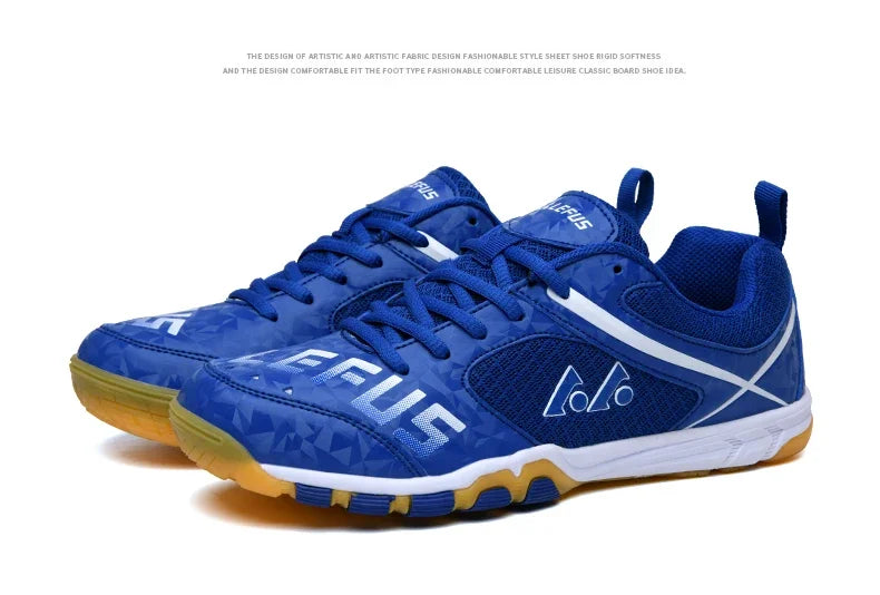 Tênis de mesa para homens e mulheres, leve, tênis de treinamento ao ar livre, respirável, com renda, homem atlético, tênis de badminton