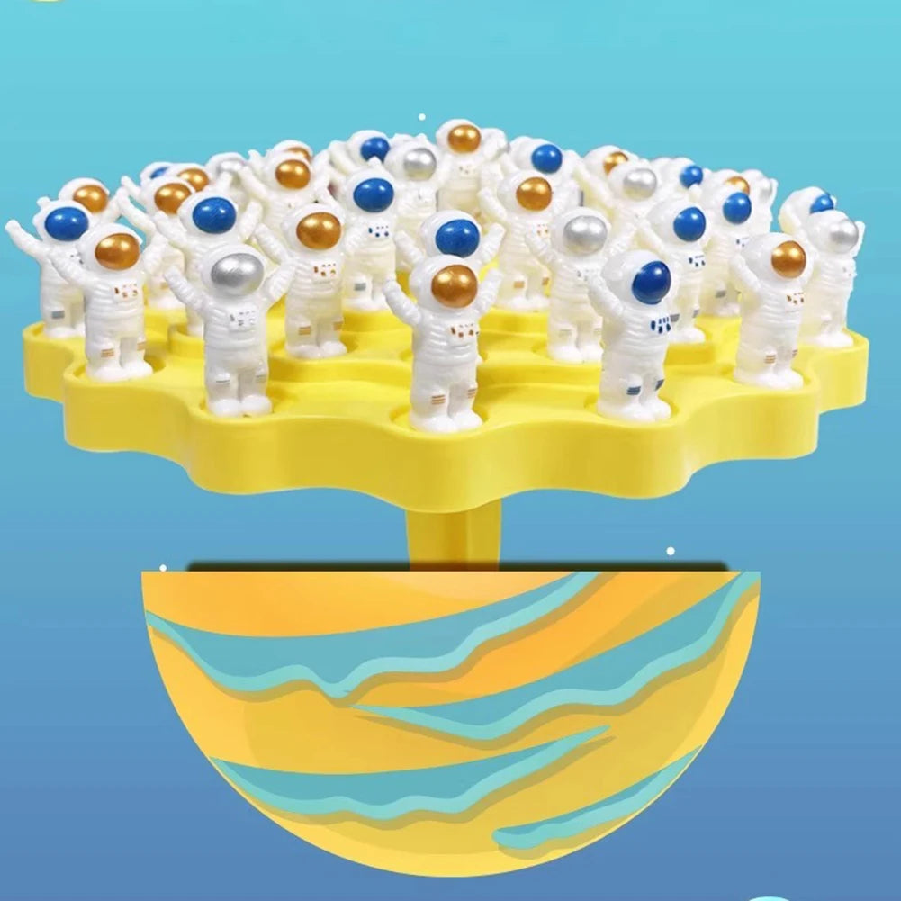 Spaceman Balance Tree Toy Set para crianças, jogo de equilíbrio infantil, presentes de balanceamento, jogos de interação pai-filho