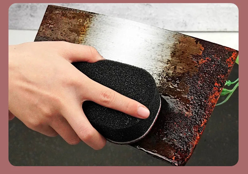 Esponja mágica potência engrossar dupla face pratos escovas de limpeza cozinha limpar ferrugem escovação pote inferior preto mancha artefato