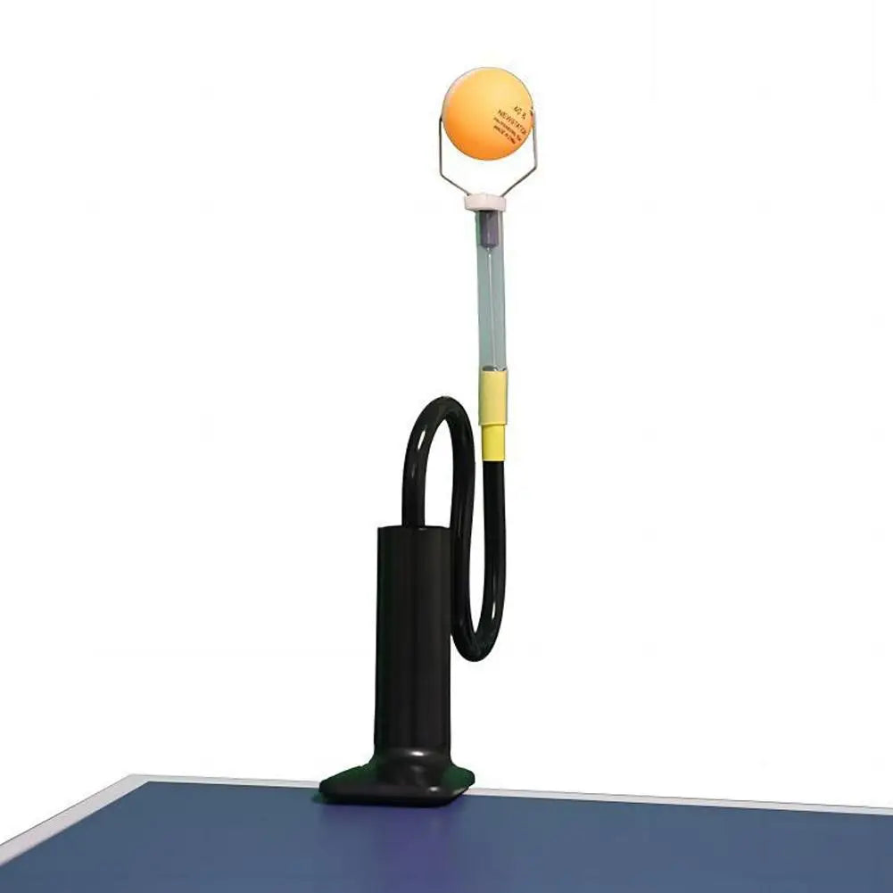 Equipamento profissional de treinamento de tênis de mesa, robô fixo de treinamento de pingue-pongue com braçadeira de mesa, dispositivo de servir para treinamento