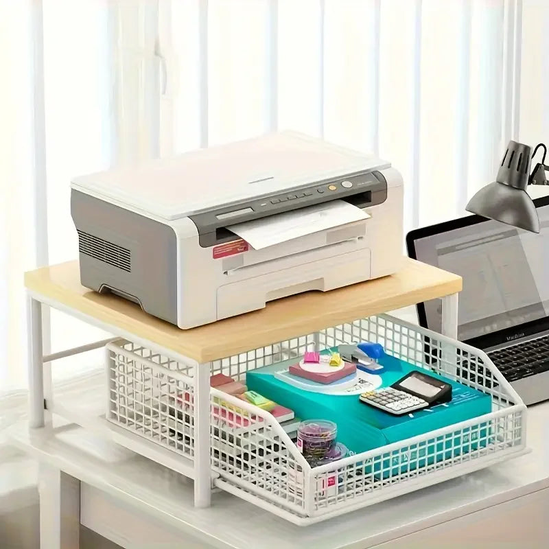 Organizador de prateleira de microondas de cozinha moderna-estante de armazenamento de bancada que economiza espaço para eletrodomésticos rack de armazenamento para design elegante