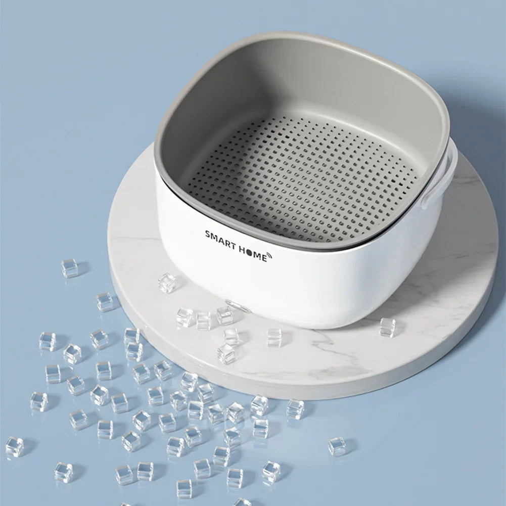 Máquina de lavar ultra-sônica vegetal, Limpeza De Sujeira De Frutas, Lavadora De Alimentos Domésticos, Lavadora De Resíduos De Pesticidas, Cesta De Purificador De Frutas