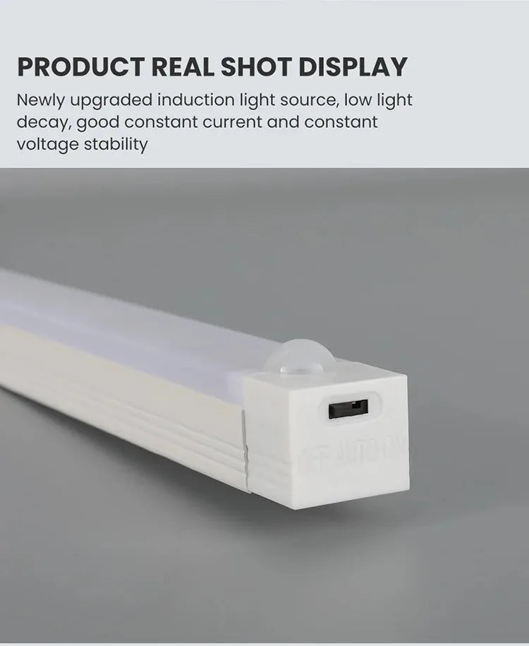 Sem fio led luzes da noite sensor de movimento luzes armário cozinha luzes da noite quarto detector luz armário escada retroiluminado