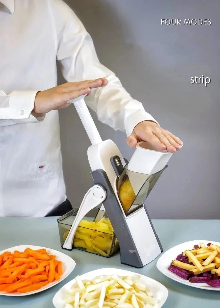 Cortador de vegetais multifuncional 5 em 1, cozinha doméstica, ralador de rabanete, fatiador de alho desfiado, acessórios de ferramentas de cozinha