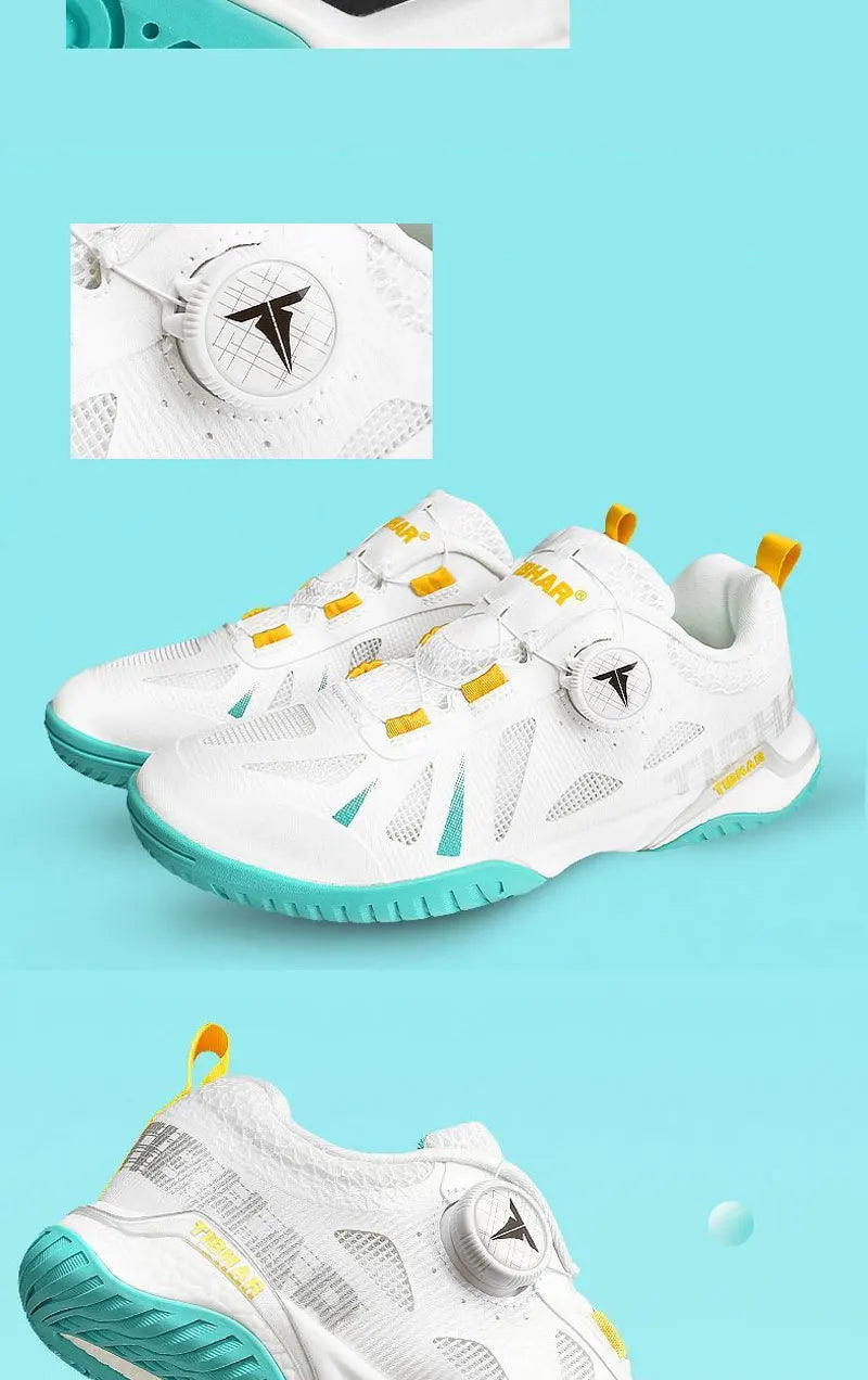 Tibhar tênis de mesa masculino feminino tênis esportivos leves para jogadores de ping pong avançados