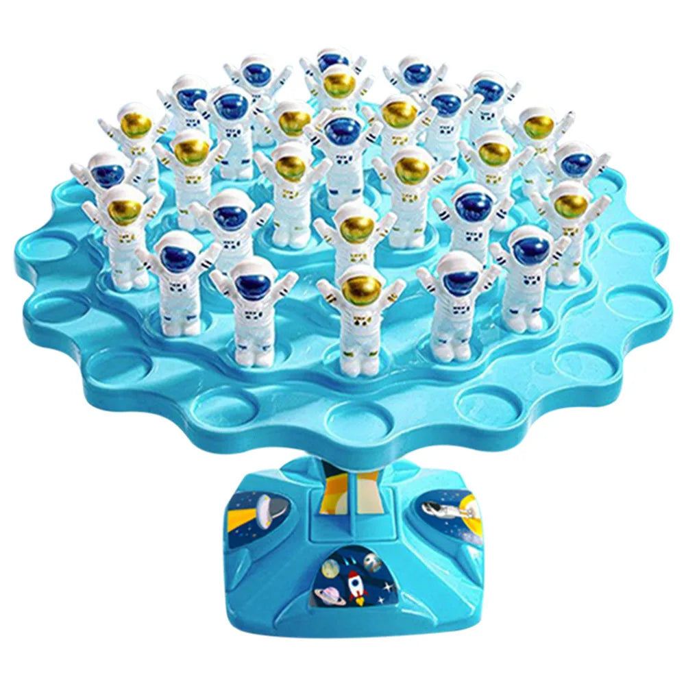 Spaceman Balance Tree Toy Set para crianças, jogo de equilíbrio infantil, presentes de balanceamento, jogos de interação pai-filho