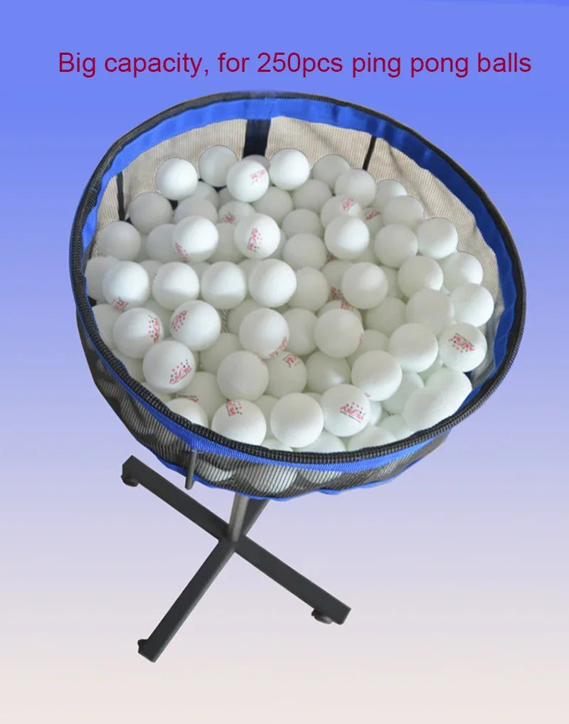 Dispositivo de treinamento de tênis de mesa dedicado multi-bola cesta coletor conjunto em movimento multi-bola armazenamento bacia acessórios de tênis