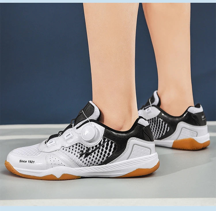 Tênis de mesa profissional tênis de mesa respirável sapatos de tênis de laço rápido calçado de treinamento confortável