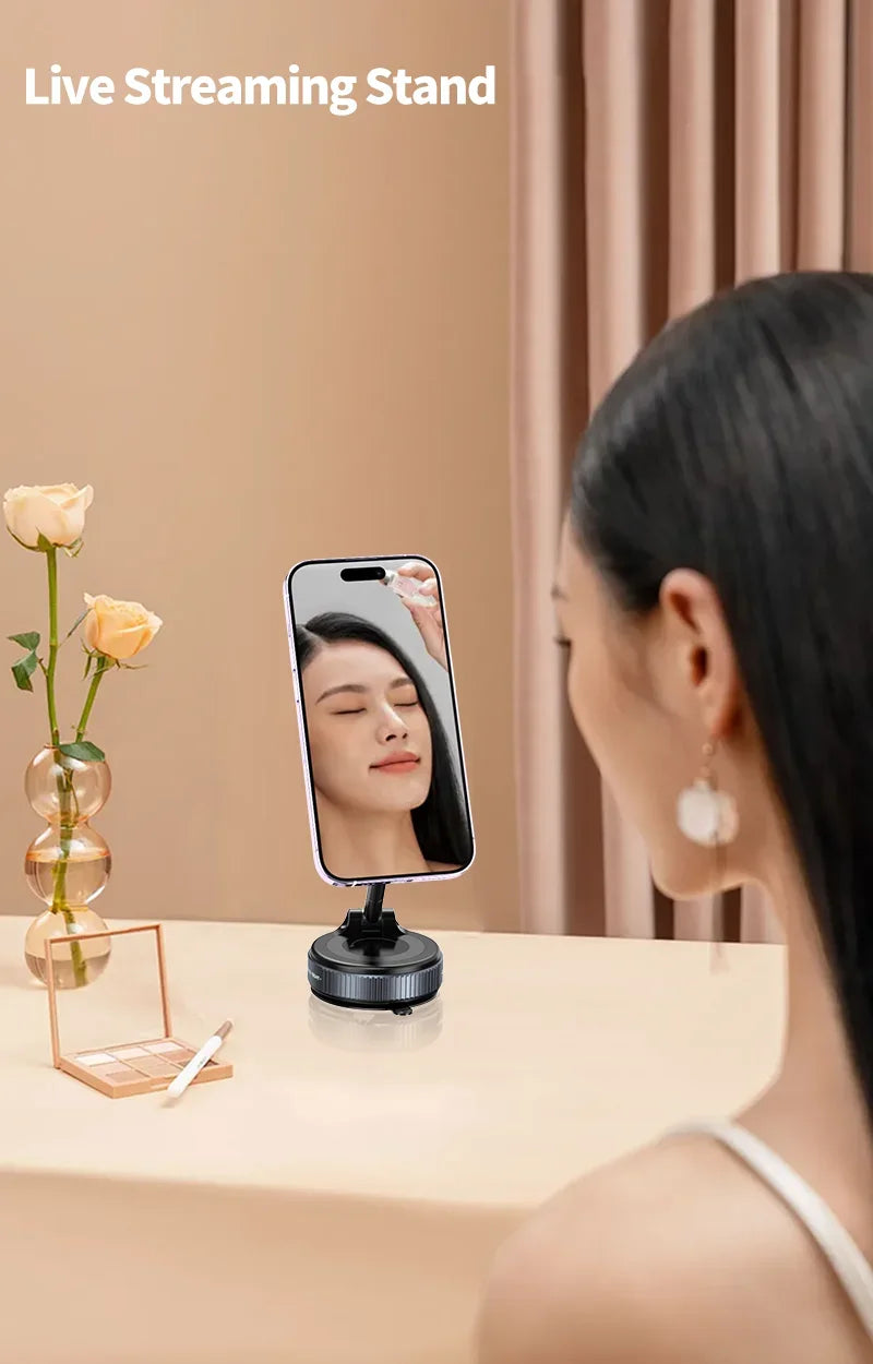 Xiaomi vácuo magnético suporte de carro multi-ângulos ajuste forte ímã sucção design dobrável suporte do telefone suporte de navegação