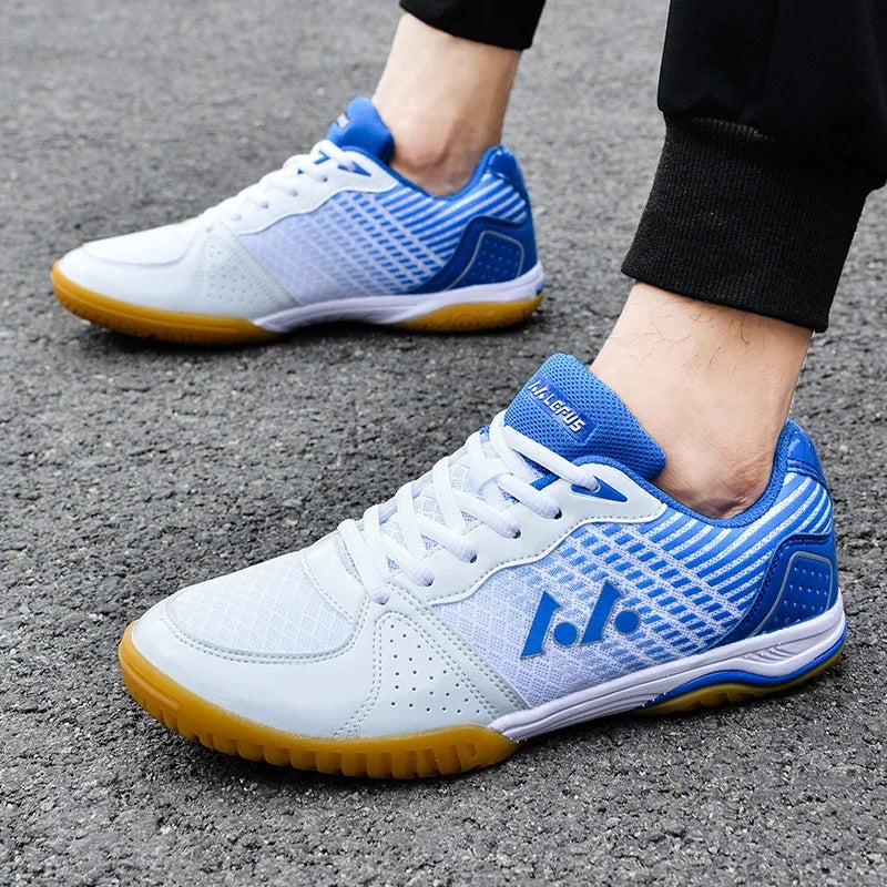 Tênis de mesa resistente ao desgaste sapato esportivo das mulheres dos homens antiderrapante respirável treinamento de esportes ao ar livre tênis de mesa