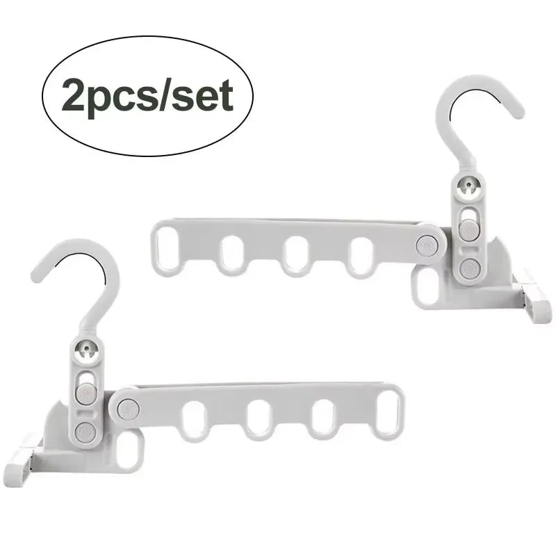 Cabide de viagem dobrável portátil dobrável rack de secagem de roupas cabides de viagem pendurado rack com 5 furos para viagens de acampamento do hotel