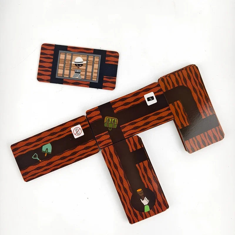 Bandido bandida família jogo de mesa 1-4 jogadores jogo de cartas de estratégia para diversão de festa com explicação em inglês chinês