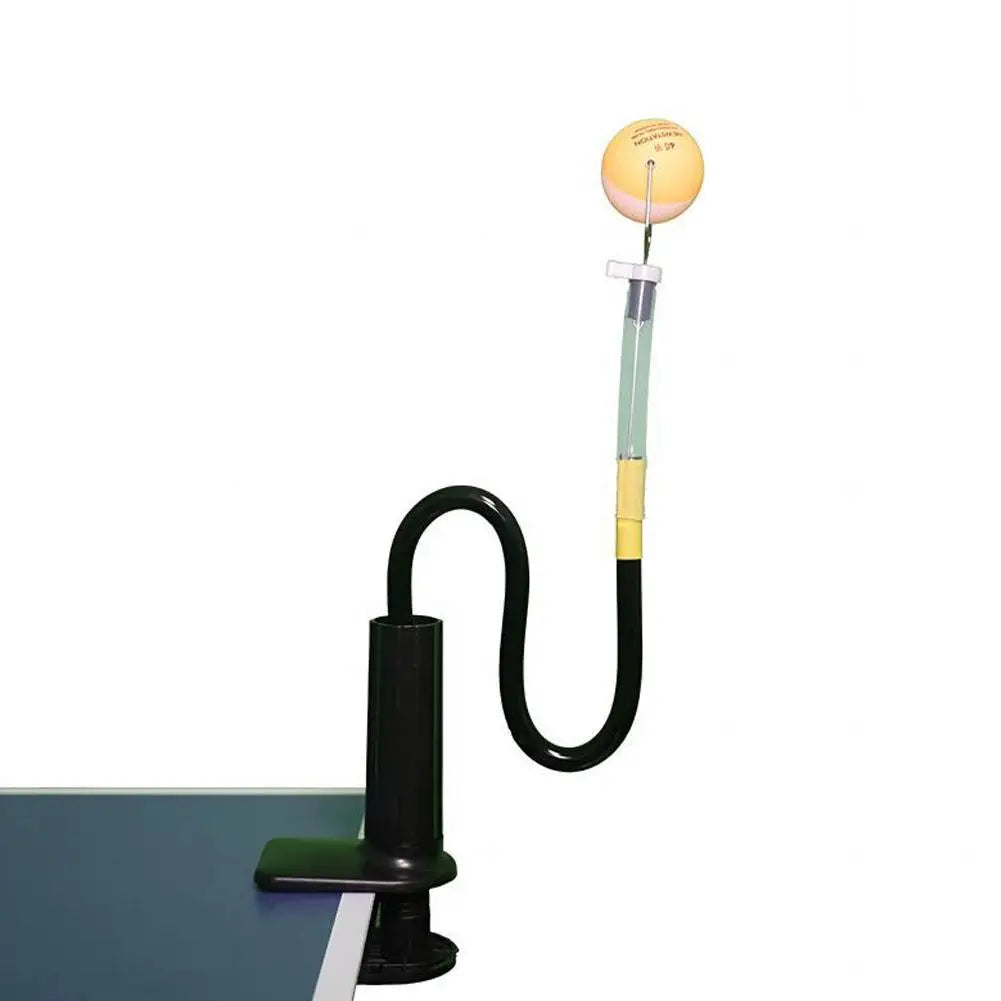 Equipamento profissional de treinamento de tênis de mesa, robô fixo de treinamento de pingue-pongue com braçadeira de mesa, dispositivo de servir para treinamento