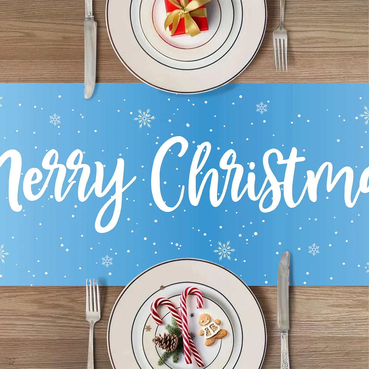 Corredor de mesa de natal decoração de feliz natal para decoração de festa de natal 2025 Navidad Notal Noel ornamento feliz ano novo 2026